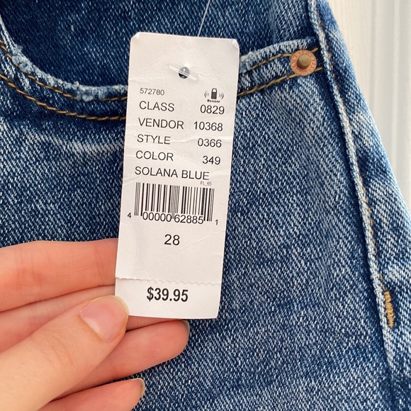 NWT PACSUN high rise jean shorts - Picture 3 of 9